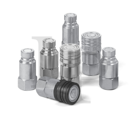 Acople Rápido Macho Cara Plana con Despresurizador