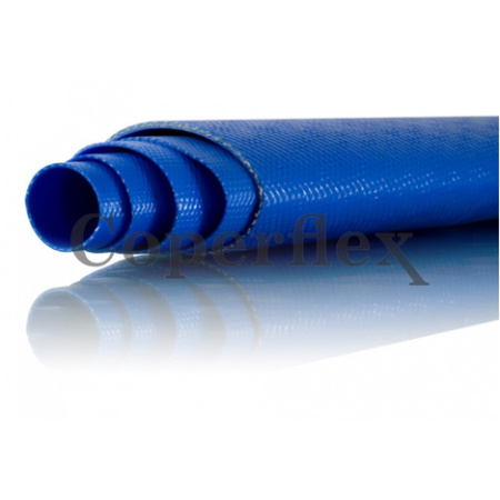 Manguera de PVC tipo bombero, maguera plana PVC 4bar, Coperflex